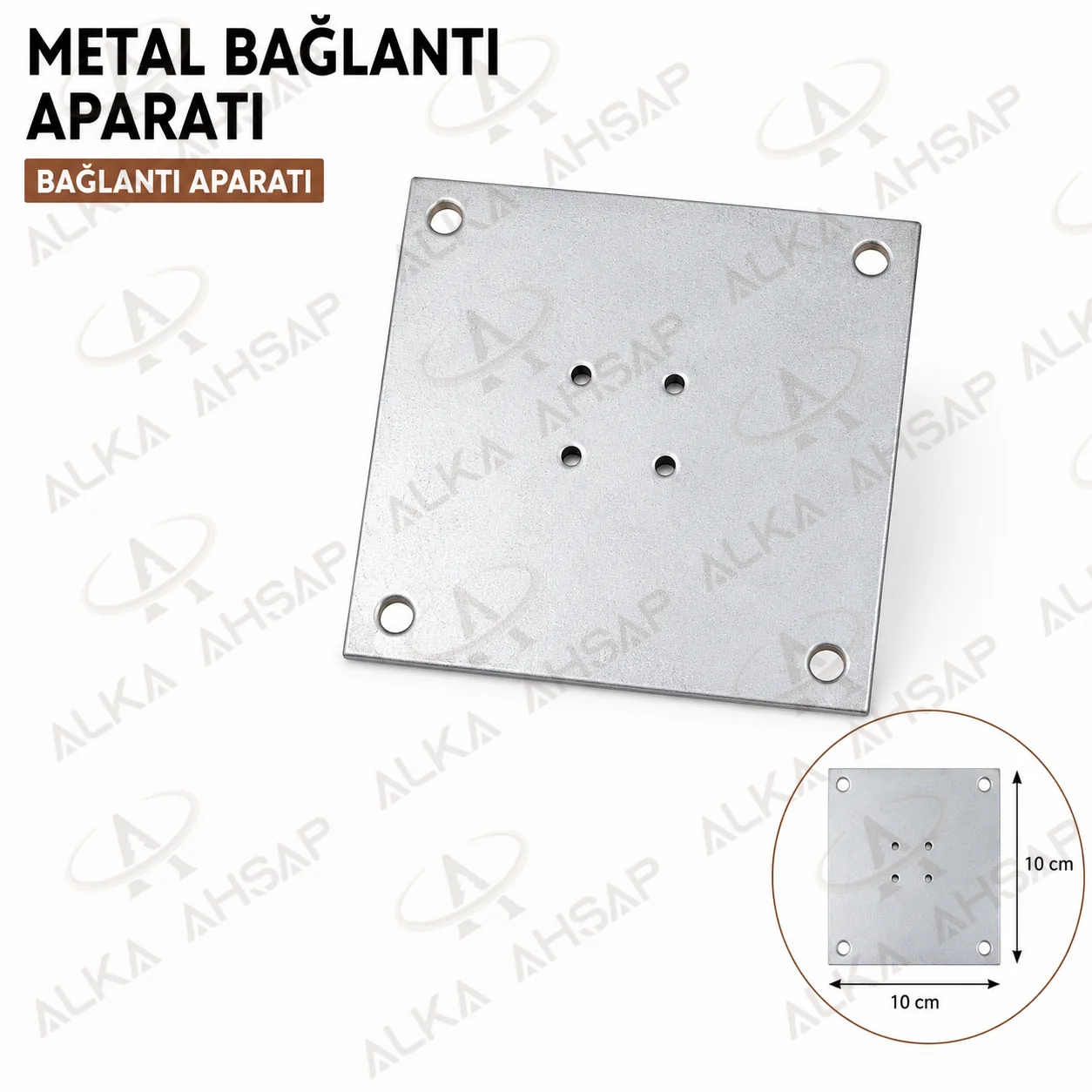 10x10 Metal Bağlantı Sacı