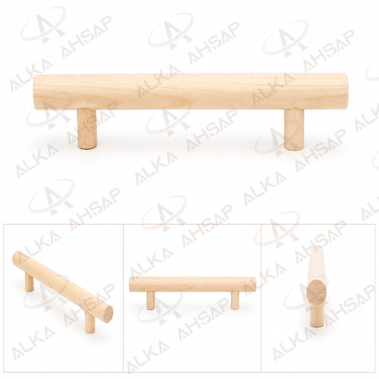 Ahşap 13cm Uzun Kulp | Mobilya ve Dolap Kulpu