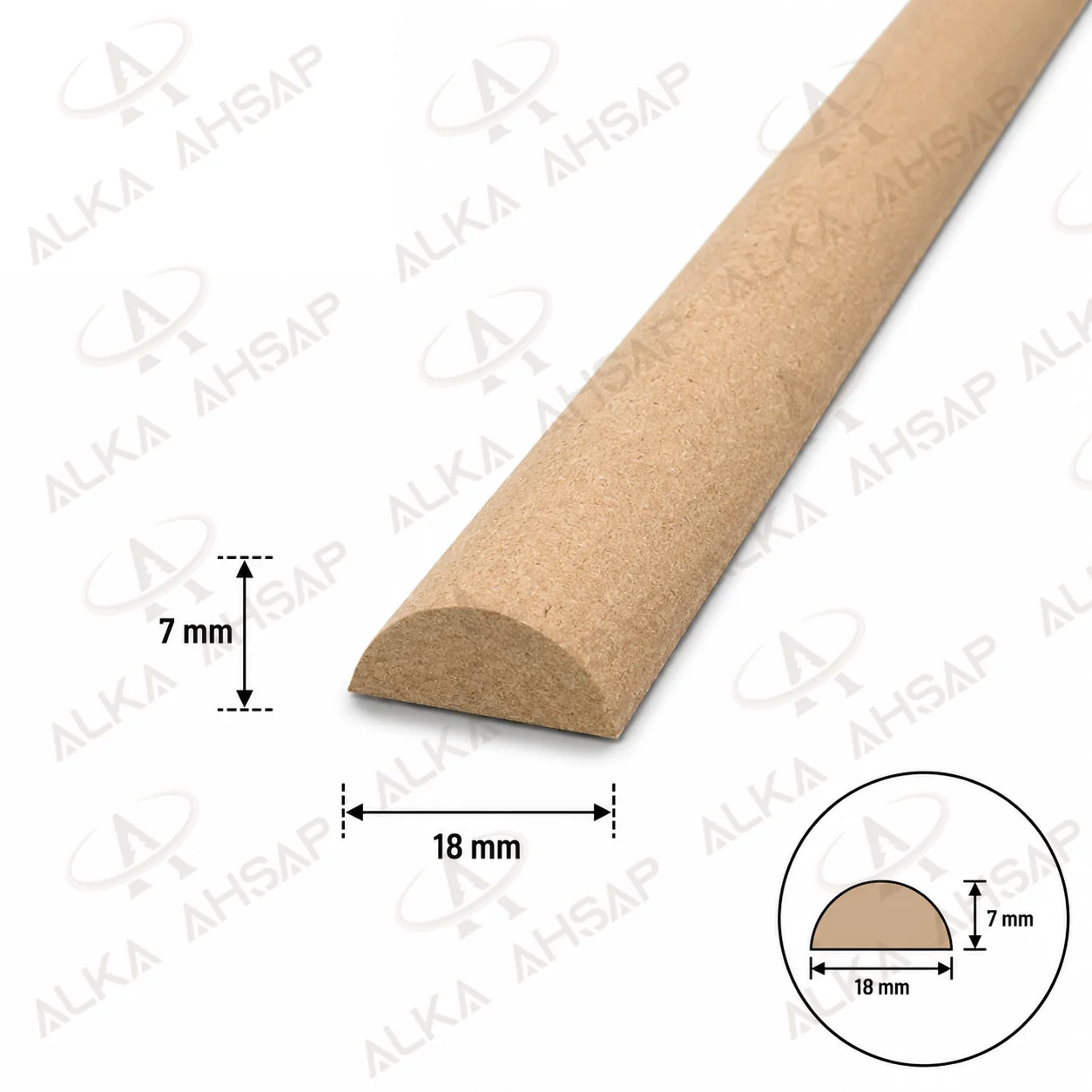 1503 - 18 mm Mdf Balıksırtı Çıta