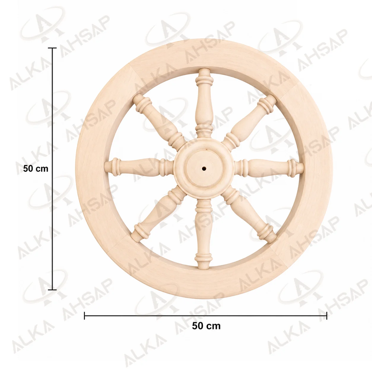 50cm Ahşap Tekerlek