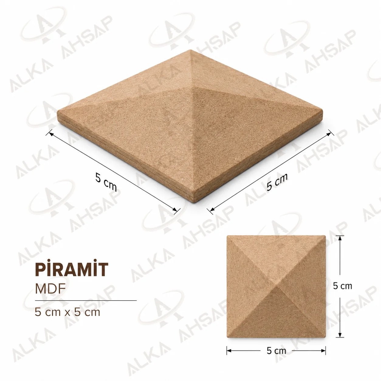5x5 Mdf Piramit