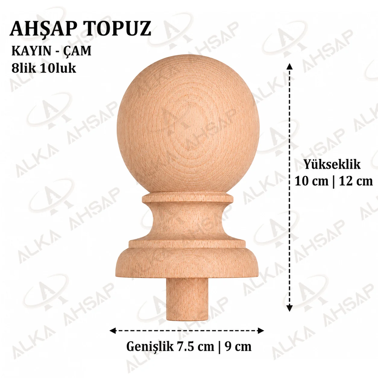 Ahşap Merdiven Topuzu | Merdiven Babası Topuzu