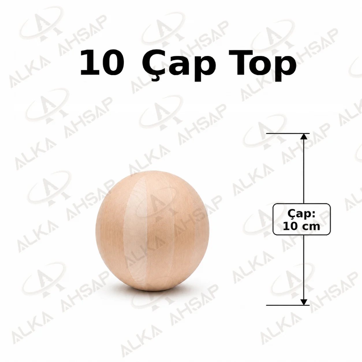 Ahşap Top 10 cm