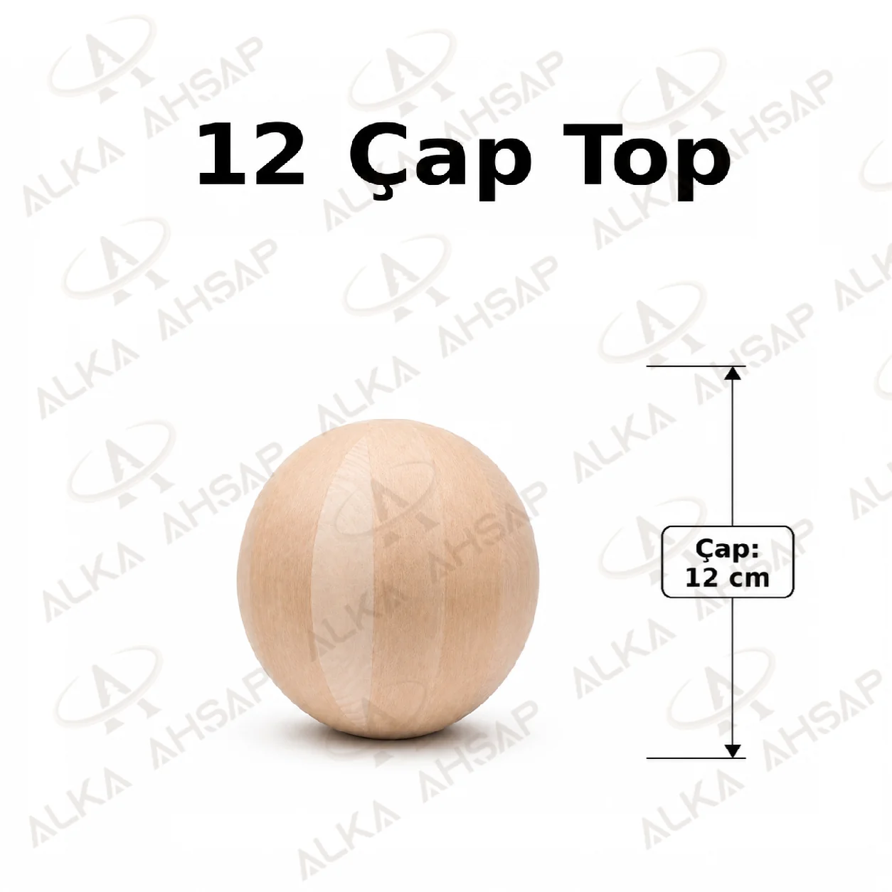 Ahşap Top 12 cm