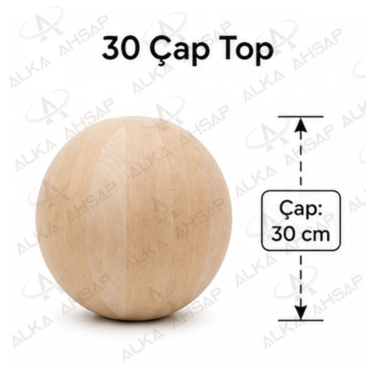 Ahşap Top 30 cm