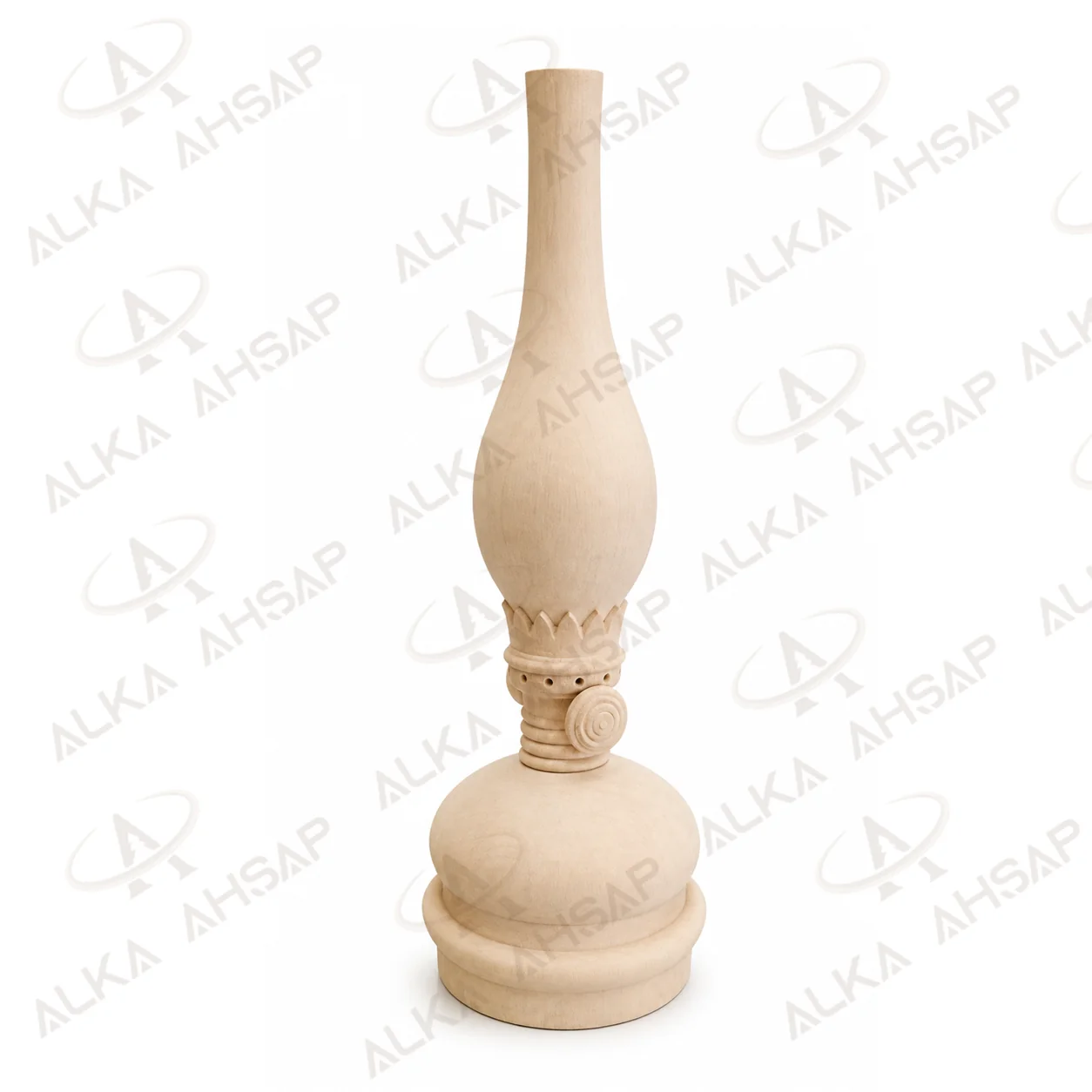 Ahşap Gaz Lambası - Ahşap Şamdan